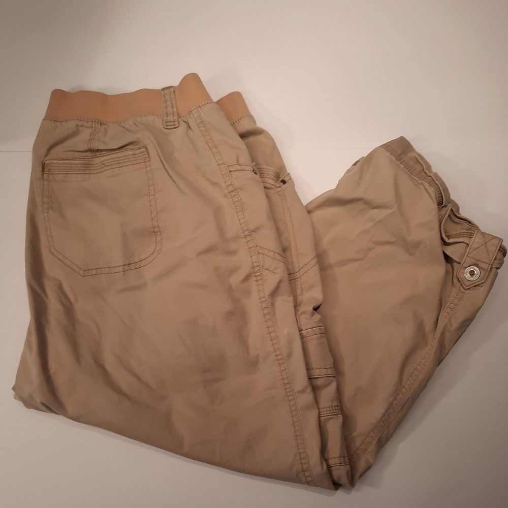 Lee Women's Tan Casual Capris, Sz 16